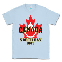 Dusty Blue north bay ontario on a cool Classic Tee - linhVisuals