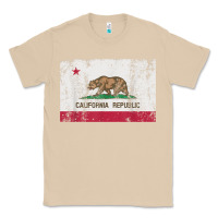 Mushroom california flag womens mens heavy distressed vintage gift t shirt Classic Tee - linhVisuals