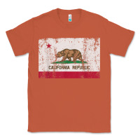 Copper california flag womens mens heavy distressed vintage gift t shirt Classic Tee - linhVisuals