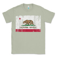 Matcha california flag womens mens heavy distressed vintage gift t shirt Classic Tee - linhVisuals