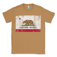 Toasted Coconut california flag womens mens heavy distressed vintage gift t shirt Classic Tee - linhVisuals