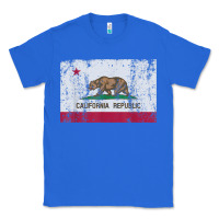 True Royal california flag womens mens heavy distressed vintage gift t shirt Classic Tee - linhVisuals