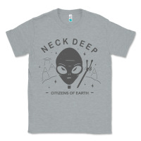 Heather Grey neck deep clässic Classic Tee - linhVisuals