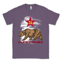 Lavender california republic communist kalifornia t shirt Classic Tee - linhVisuals