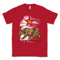 Red california republic communist kalifornia t shirt Classic Tee - linhVisuals