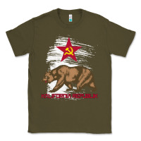Army Green california republic communist kalifornia t shirt Classic Tee - linhVisuals