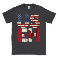 Smoke canada us eh american canadian flag vintage america colors patriotic g Classic Tee - linhVisuals