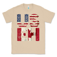 Mushroom canada us eh american canadian flag vintage america colors patriotic g Classic Tee - linhVisuals