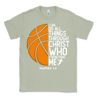 Matcha christian basketball i can do all things through christ philippians 41 Classic Tee - linhVisuals