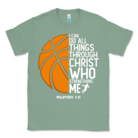 Sage christian basketball i can do all things through christ philippians 41 Classic Tee - linhVisuals