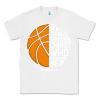 White christian basketball i can do all things through christ philippians 41 Classic Tee - linhVisuals