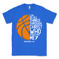 True Royal christian basketball i can do all things through christ philippians 41 Classic Tee - linhVisuals