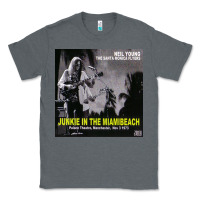 Charcoal Heather Neil Young Classic Tee - linhVisuals