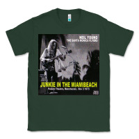 Sports Green Neil Young Classic Tee - linhVisuals