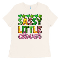 Bone sassy little clover st patrick s day Ladies Tee - Artiststas