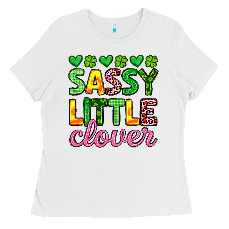Sassy Little Clover St Patrick S Day Ladies Tee by Artiststas | Teevron