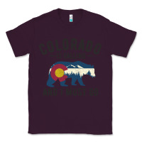 Plum colorado is calling and i must go state flag with wild bear Classic Tee - linhVisuals