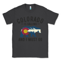 Smoke colorado is calling and i must go state flag with wild bear Classic Tee - linhVisuals