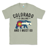 Matcha colorado is calling and i must go state flag with wild bear Classic Tee - linhVisuals