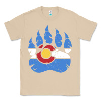 Mushroom colorado state flag bear paw print pocket place Classic Tee - linhVisuals