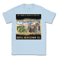 Dusty Blue Neil Young Classic Tee - linhVisuals