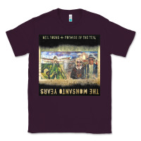 Plum Neil Young Classic Tee - linhVisuals
