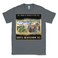 Charcoal Heather Neil Young Classic Tee - linhVisuals
