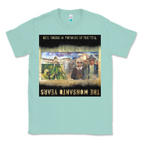 Seafoam Neil Young Classic Tee - linhVisuals