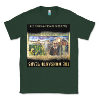 Sports Green Neil Young Classic Tee - linhVisuals