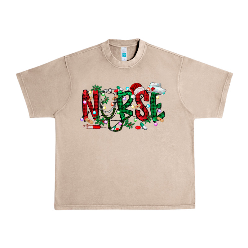 Nurse Christmas Urban Heavy Tee by RacoonDesign | Teevron