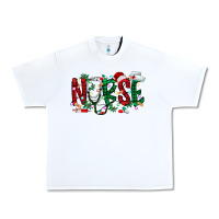 White nurse christmas Urban Heavy Tee - RacoonDesign