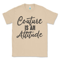 Mushroom couture is an attitude inspirational fashion quote cute lettering text Classic Tee - linhVisuals