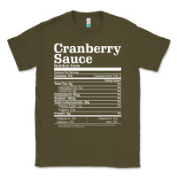 Army Green cranberry sauce nutrition facts funny thanksgiving christmas food nutr Classic Tee - linhVisuals