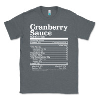 Charcoal Heather cranberry sauce nutrition facts funny thanksgiving christmas food nutr Classic Tee - linhVisuals