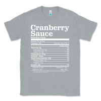 Heather Grey cranberry sauce nutrition facts funny thanksgiving christmas food nutr Classic Tee - linhVisuals