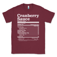 Burgundy cranberry sauce nutrition facts funny thanksgiving christmas food nutr Classic Tee - linhVisuals