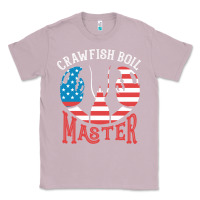 Lilac crawfish boil master american  flag us big red lobster design Classic Tee - linhVisuals