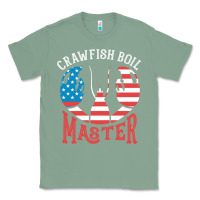 Sage crawfish boil master american  flag us big red lobster design Classic Tee - linhVisuals