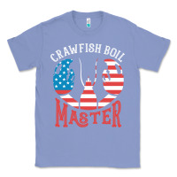 Colony Blue crawfish boil master american  flag us big red lobster design Classic Tee - linhVisuals