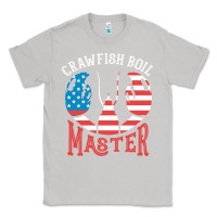 Moon Dust crawfish boil master american  flag us big red lobster design Classic Tee - linhVisuals
