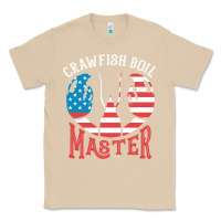 Mushroom crawfish boil master american  flag us big red lobster design Classic Tee - linhVisuals