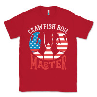 Red crawfish boil master american  flag us big red lobster design Classic Tee - linhVisuals