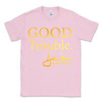 Bubblegum Pink good trouble john lewis signature Classic Tee - linhVisuals