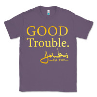 Lavender good trouble john lewis signature Classic Tee - linhVisuals