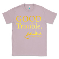 Lilac good trouble john lewis signature Classic Tee - linhVisuals