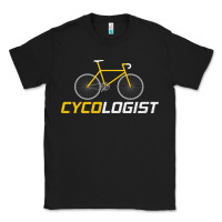 Black cycologist funny cycling and bicycle sport design cycler humor gift bi Classic Tee - linhVisuals