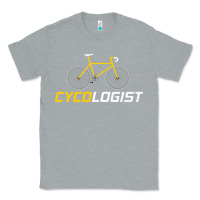Heather Grey cycologist funny cycling and bicycle sport design cycler humor gift bi Classic Tee - linhVisuals