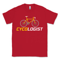 Red cycologist funny cycling and bicycle sport design cycler humor gift bi Classic Tee - linhVisuals