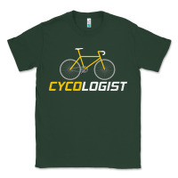Sports Green cycologist funny cycling and bicycle sport design cycler humor gift bi Classic Tee - linhVisuals
