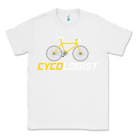 White cycologist funny cycling and bicycle sport design cycler humor gift bi Classic Tee - linhVisuals